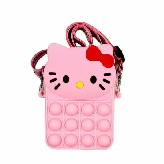 -Cartoon Shaped POP IT Shoulder Bag