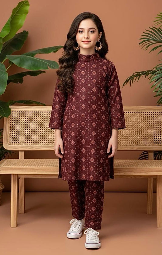 Imported Dual Coated Woolen 2Pcs Suit KS016