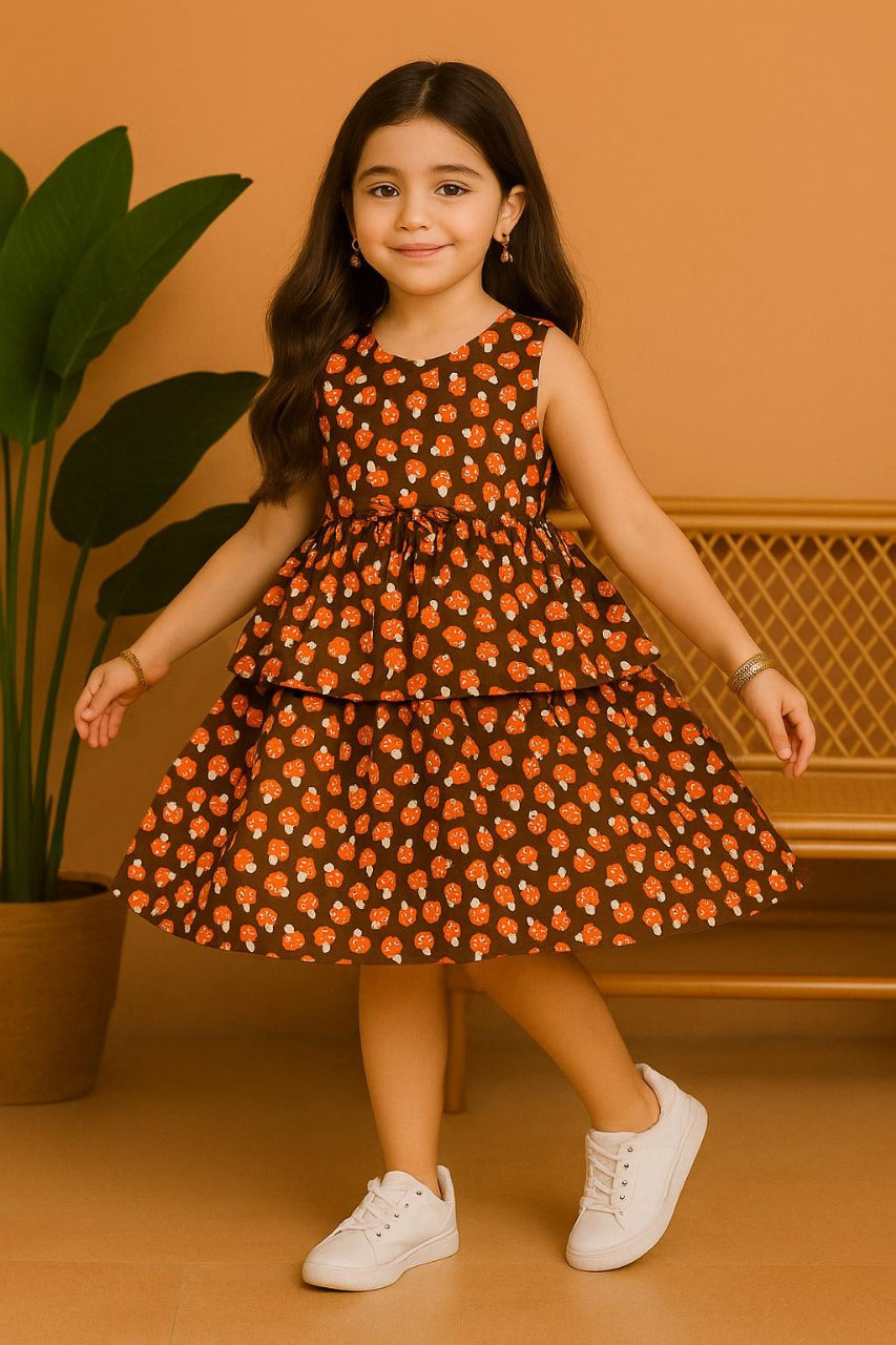 Beautiful Cotton Frock For Girls KW719