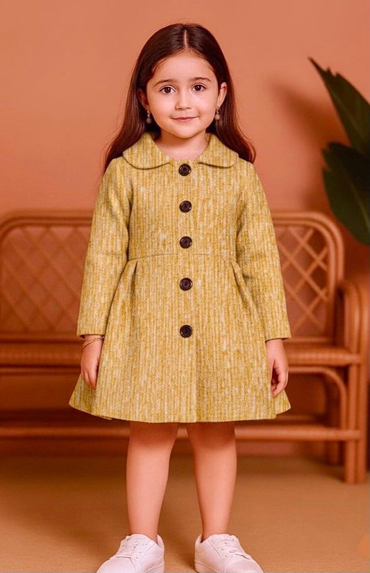 Imported Dual Coated Woolen Frock KW450