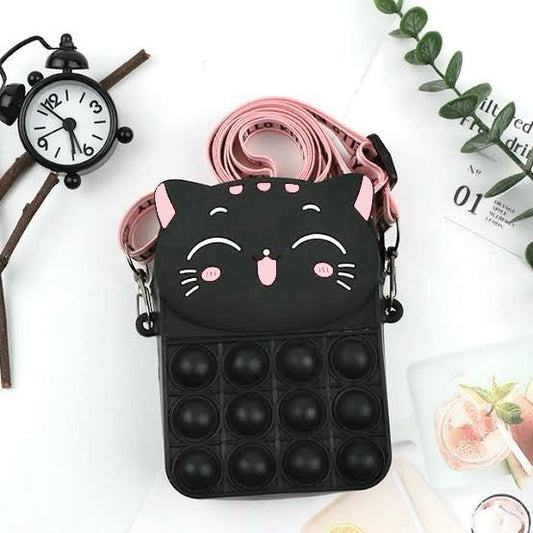 Cartoon Shaped POP IT Shoulder Bag