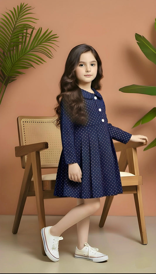 Beautiful Winter Cotton Frock KW742