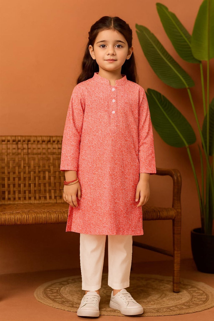 Girls Cotton 2Pcs Suit (Minor Defect) KB010