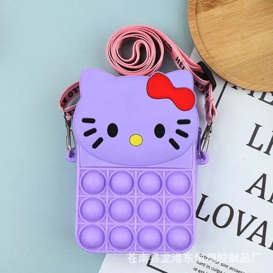 -Cartoon Shaped POP IT Shoulder Bag