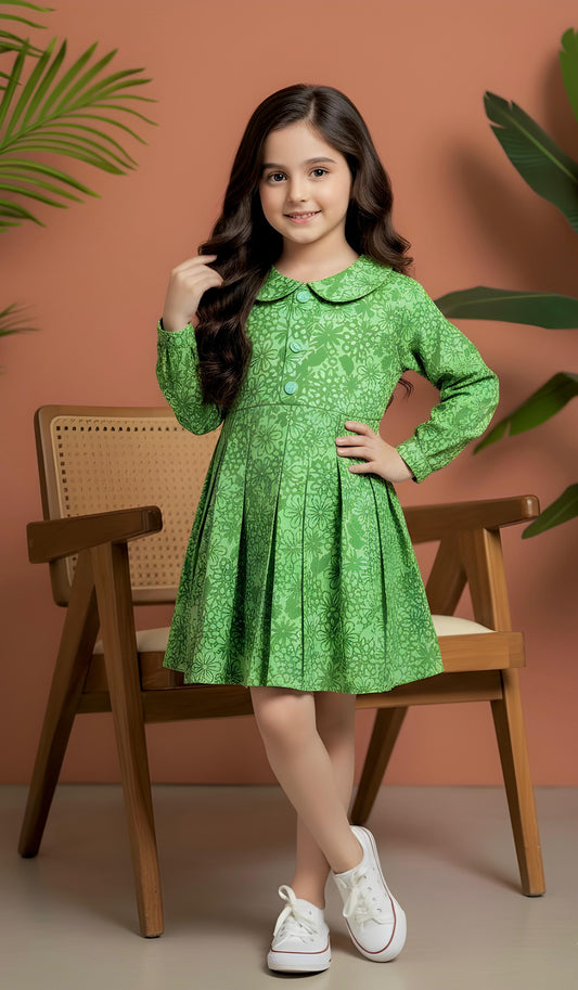 Beautiful Winter Cotton Frock KW745