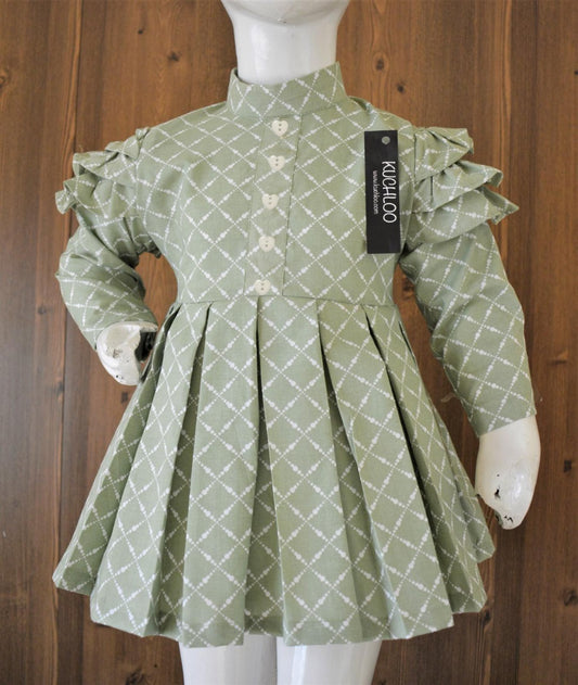 Beautiful Winter Frock For Girls KW555