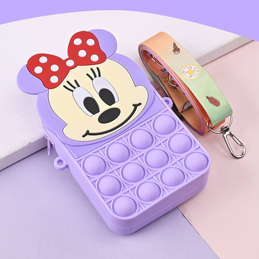 'Cartoon Shaped POP IT Shoulder Bag