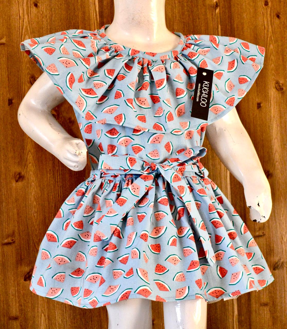 Beautiful Cotton Frock For Girls KW501