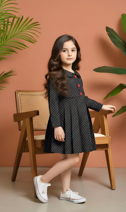 Beautiful Winter Cotton Frock KW743