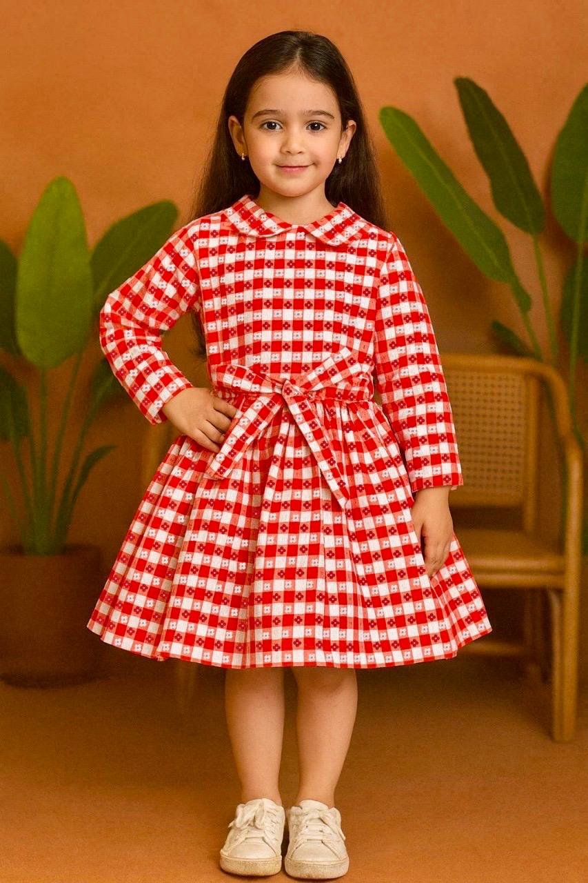 Beautiful Cotton Frock For Girls KW725