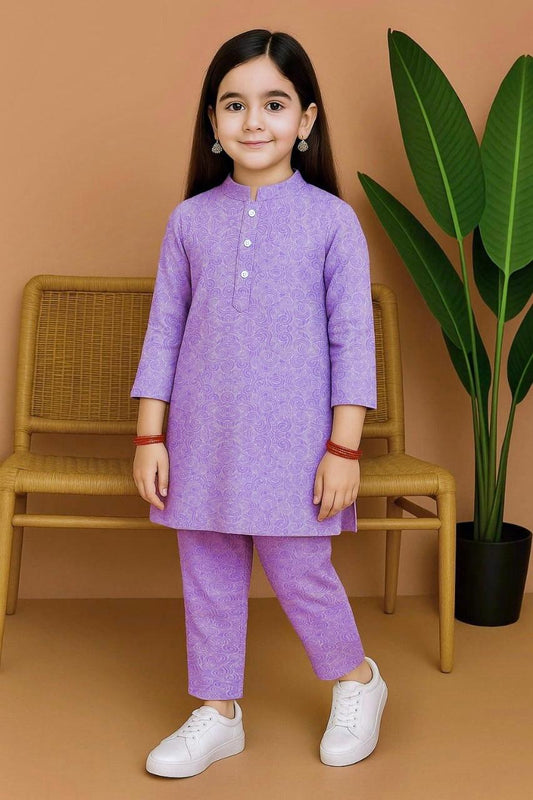 Girls Cotton 2Pcs Suit (Minor Defect) KB009