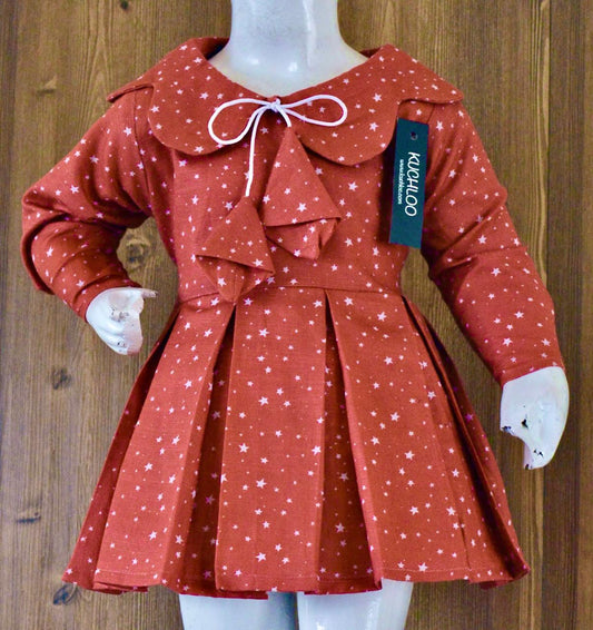 Khaddar Frock For Girls (Minor Defect) KB579