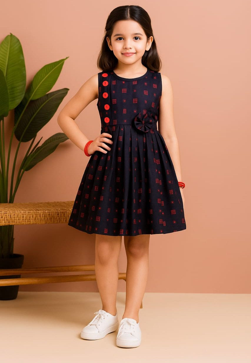 Beautiful Lawn Frock For Girls KW695
