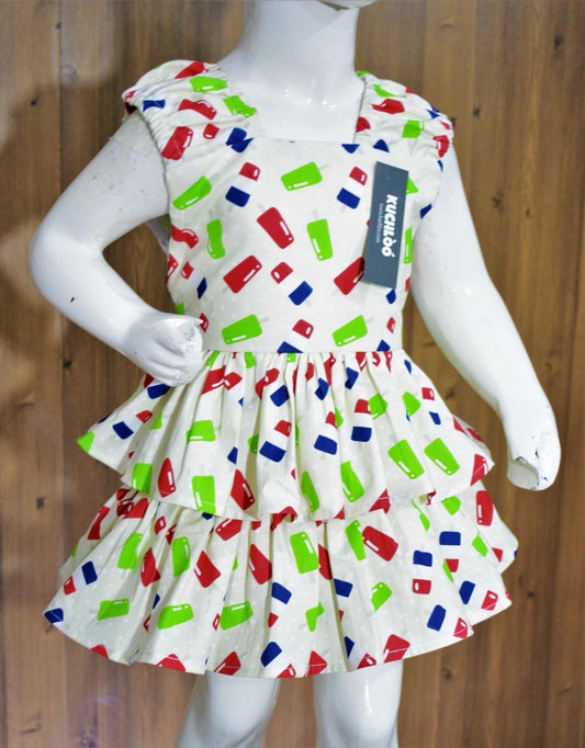 Beautiful Cotton Frock For Girls KW676