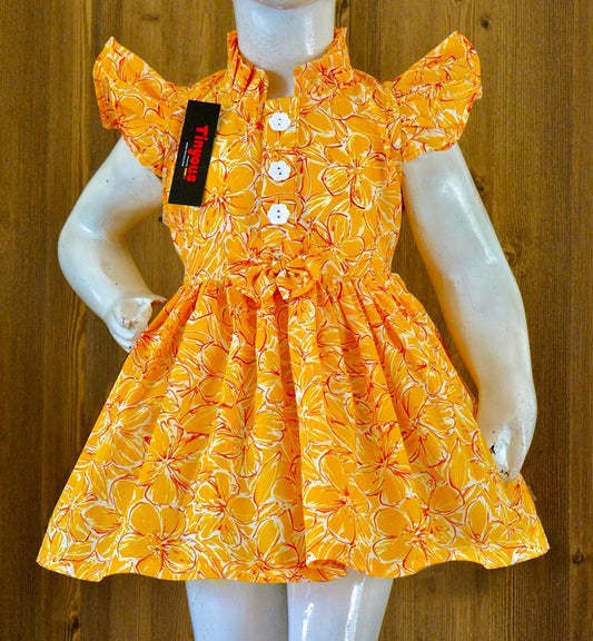 Beautiful Lawn Frock For Girls KW688