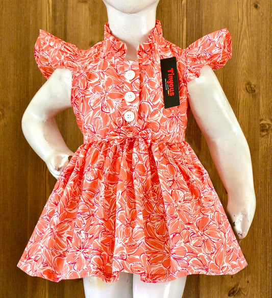 Beautiful Lawn Frock For Girls KW689