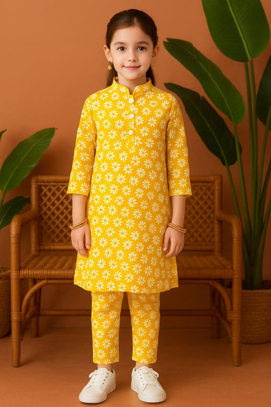Girls Cotton 2Pcs Suit (Minor Defect) KB005