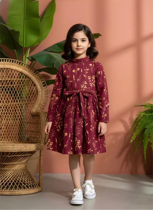 Beautiful Khaddar Frock KW763