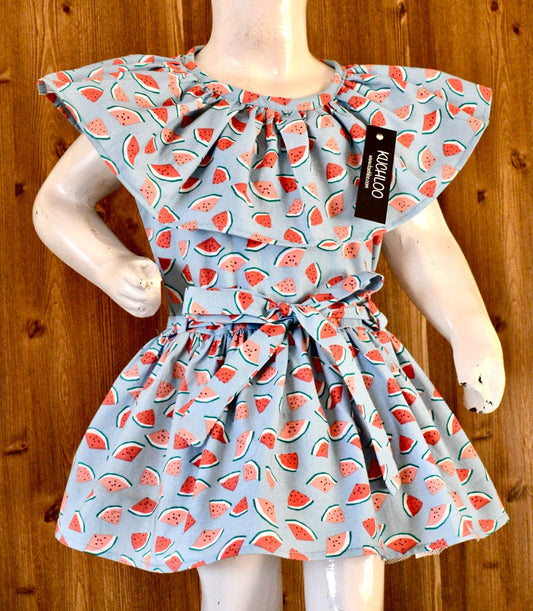 Beautiful Cotton Frock For Girls KW501